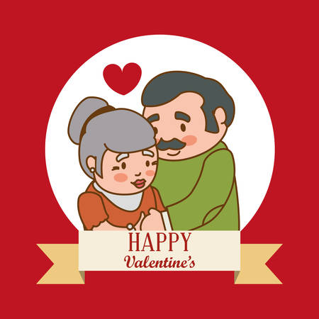 Love concept with romantic icons design, vector illustration 10 eps graphic.のイラスト素材