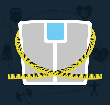 Gym and Fitness lifestyle graphic design, vector illustration eps10のイラスト素材