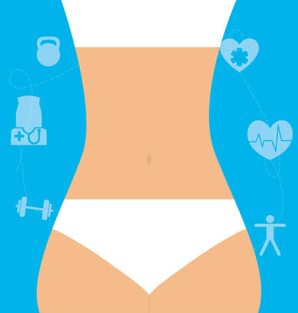 Gym and Fitness lifestyle graphic design, vector illustration eps10のイラスト素材