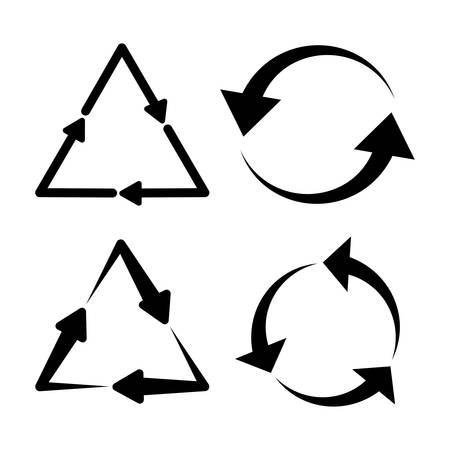 Arrows icons graphic design, vector illustration eps10のイラスト素材