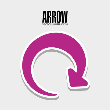 Arrows icons graphic design, vector illustration eps10のイラスト素材