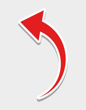 Arrows icons graphic design, vector illustration eps10のイラスト素材
