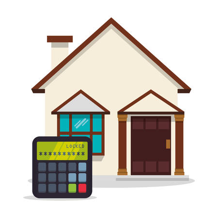 Smart house technology graphic design, vector illustration eps10のイラスト素材