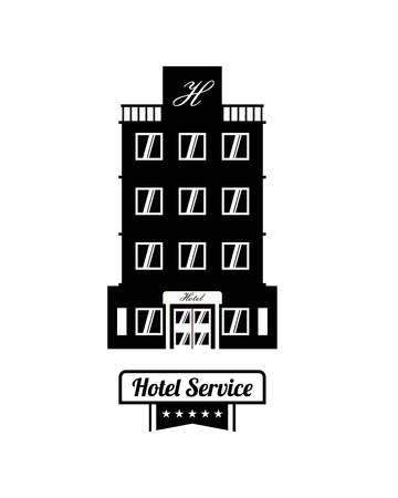 Hotel service icon graphic design, vector illustration eps10のイラスト素材