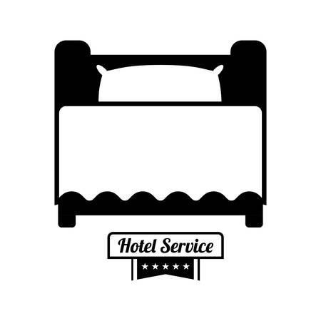 Hotel service icon graphic design, vector illustration eps10のイラスト素材