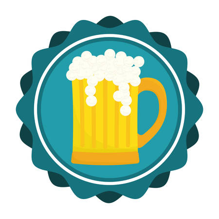 Beer concept with icons design, vector illustration 10 eps graphic.のイラスト素材