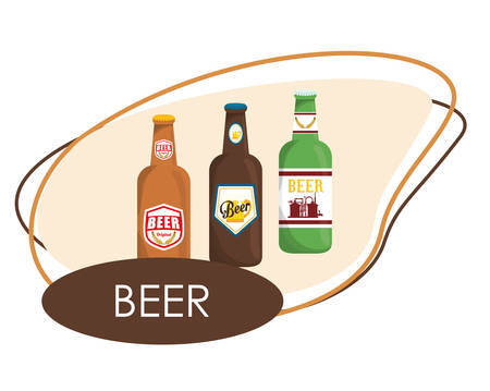 Beer concept with icons design, vector illustration 10 eps graphic.のイラスト素材