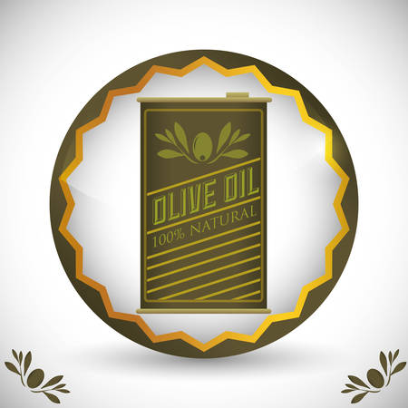 Olive Oil concept with organic  icons design, vector illustration 10 eps graphic.のイラスト素材