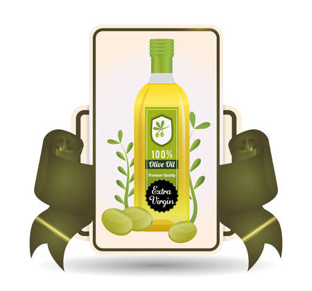 Olive Oil concept with organic  icons design, vector illustration 10 eps graphic.のイラスト素材