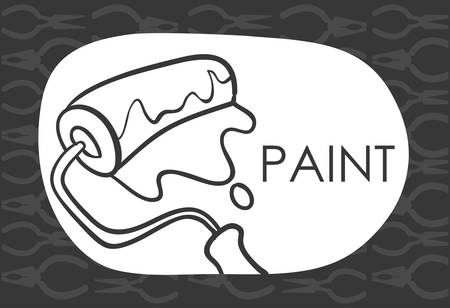 Tool concept with supplies  icons design, vector illustration 10 eps graphic.のイラスト素材