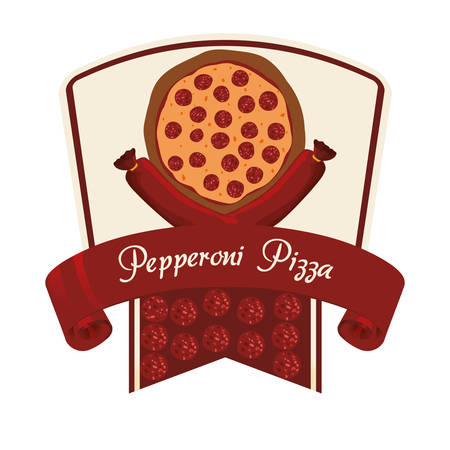Menu concept with pizza icons design, vector illustration 10 eps graphic.のイラスト素材