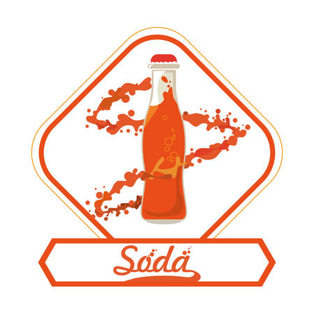 Drinks concept with soda icon design, vector illustration 10 eps graphic.のイラスト素材