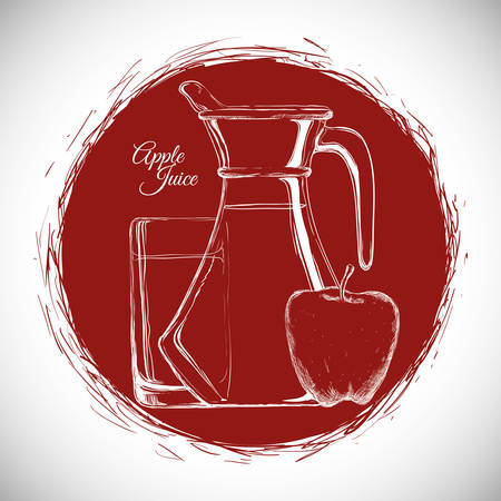 Drinks concept with juice icon design, vector illustration 10 eps graphic.のイラスト素材