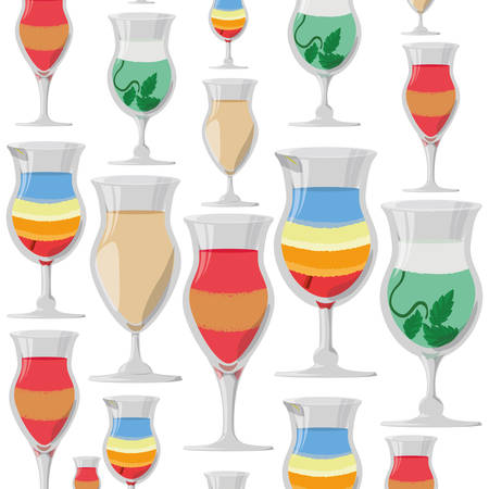 Drinks concept with cocktail  icon design, vector illustration 10 eps graphic.のイラスト素材