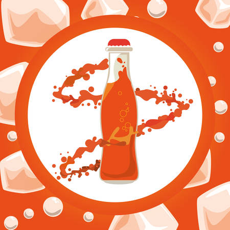 Drinks concept with soda icon design, vector illustration 10 eps graphic.のイラスト素材