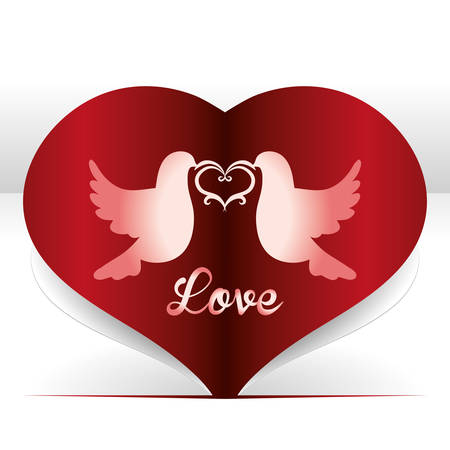 Love concept with romantic icon design, vector illustration 10 eps graphic.のイラスト素材