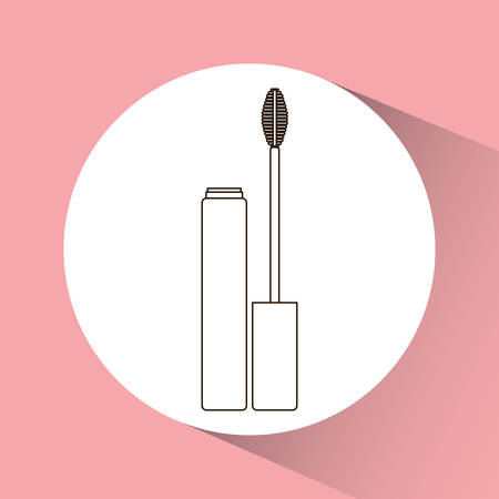 Makeup and woman cosmetics graphic design, vector illustration eps10のイラスト素材