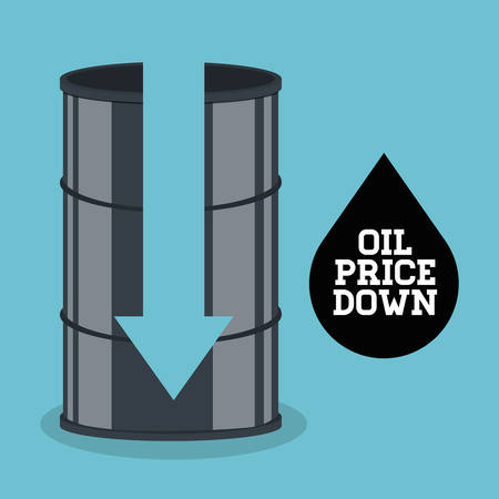 Petroleum and oil prices business graphic design, vector illustration eps10のイラスト素材