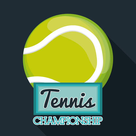 Sport concept with tennis icon design, vector illustration 10 eps graphic.のイラスト素材