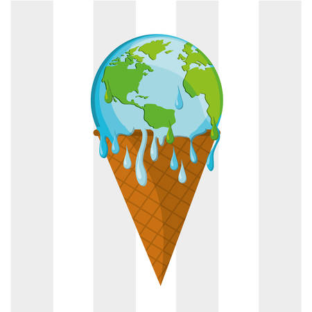 Save concept with world icon design, vector illustration 10 eps graphic.のイラスト素材