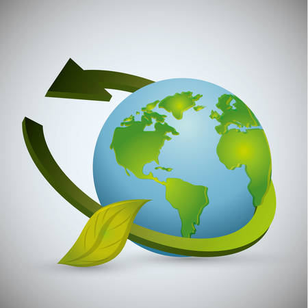 Save concept with world icon design, vector illustration 10 eps graphic.のイラスト素材