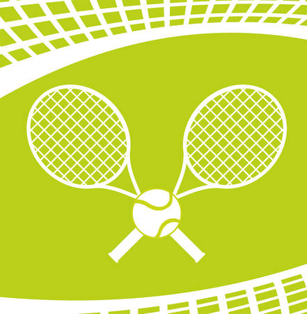 Sport  concept with tennis icon design, vector illustration 10 eps graphicのイラスト素材