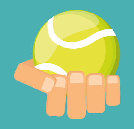Sport  concept with tennis icon design, vector illustration 10 eps graphicのイラスト素材