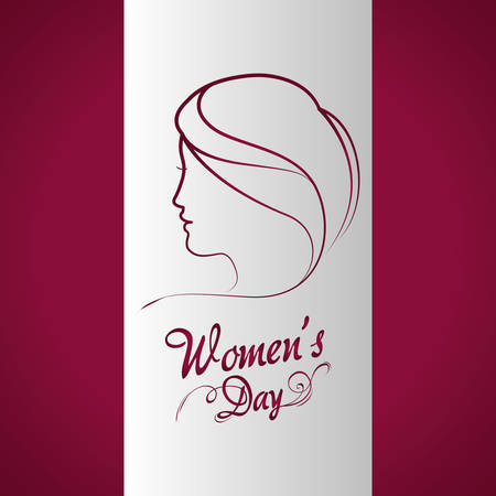 Happy womens day concept with celebration icon design, vector illustration 10 eps graphic.のイラスト素材