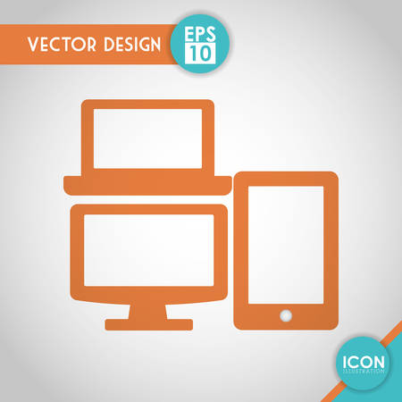 technology concept with gadget icon design, vector illustrationのイラスト素材