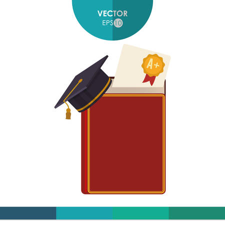 Education concept with book icon design, vector illustrationのイラスト素材