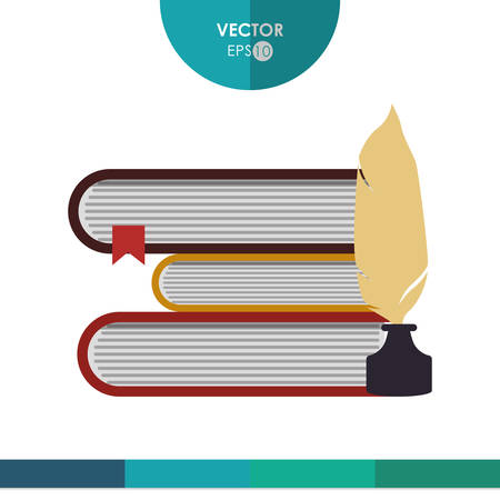 Education concept with book icon design, vector illustrationのイラスト素材