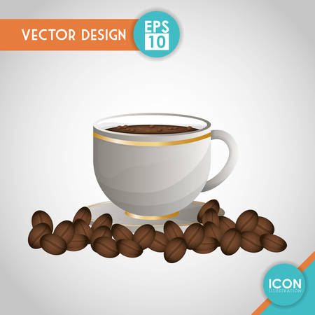 Coffee concept with icon design, vector illustration 10 eps graphic.のイラスト素材