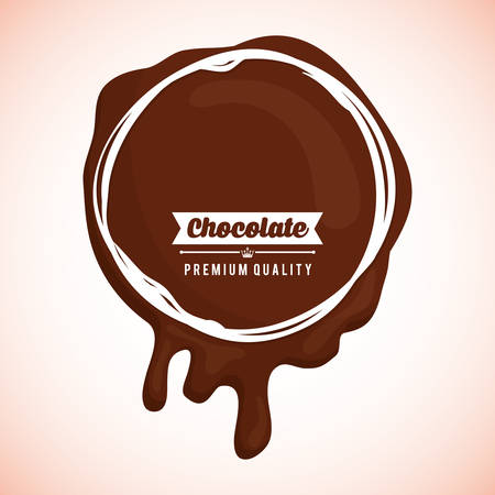 Chocolate concept with sweet icon design, vector illustration 10 eps graphic.のイラスト素材