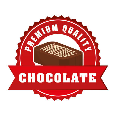 Chocolate concept with sweet icon design, vector illustration 10 eps graphic.のイラスト素材
