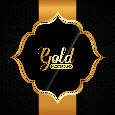 Gold concept with background icon design, vector illustration 10 eps graphic.のイラスト素材