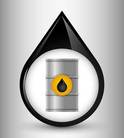 Oil price concept with petroleum icon design, vector illustration 10 eps graphic.のイラスト素材