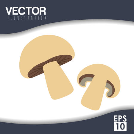 Organic product concept with healthy food icon design, vector illustration 10 eps graphic.のイラスト素材