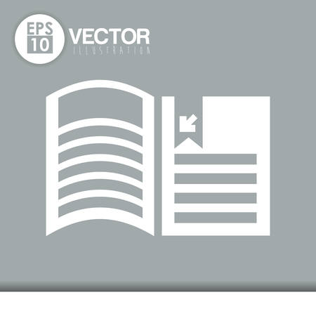 Education concept with ebook icon design, vector illustration 10 eps graphic.のイラスト素材