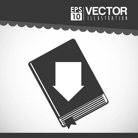 Education concept with ebook icon design, vector illustration 10 eps graphic.のイラスト素材