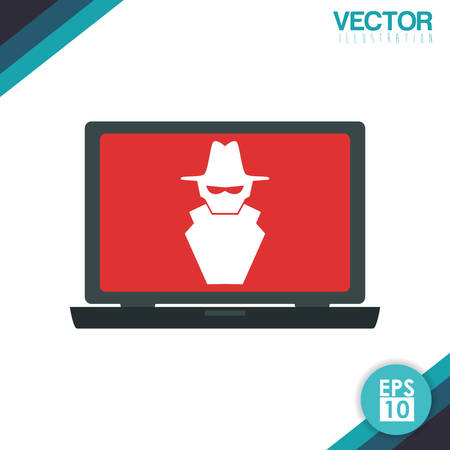 Security system concept with technology icon design, vector illustration 10 eps graphic.のイラスト素材