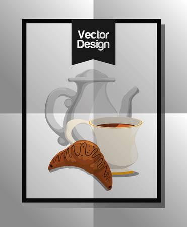 Coffee concept with icon design, vector illustration 10 eps graphic.のイラスト素材