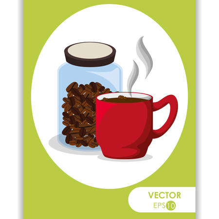 Coffee concept with icon design, vector illustration 10 eps graphic.のイラスト素材