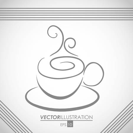 Coffee concept with icon design, vector illustration 10 eps graphic.のイラスト素材