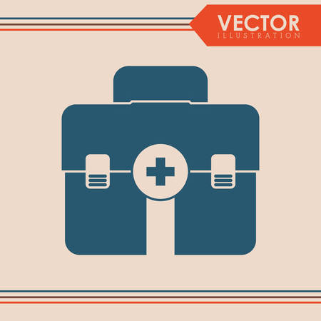 Medical concept with hospital  icon design, vector illustration 10 eps graphic.のイラスト素材