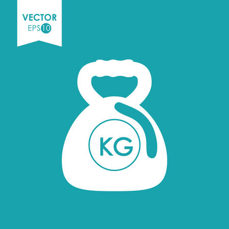 Healthy lifestyle concept with gym icon design, vector illustration 10 eps graphic.のイラスト素材