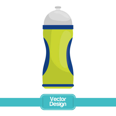 Healthy lifestyle concept with gym icon design, vector illustration 10 eps graphic.のイラスト素材