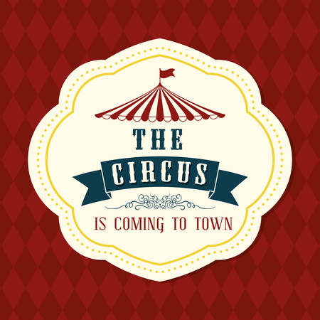 Circus concept with carnival icon design, vector illustration 10 eps graphic.のイラスト素材