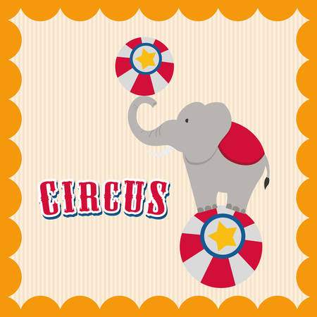 Circus concept with carnival icon design, vector illustration 10 eps graphic.のイラスト素材