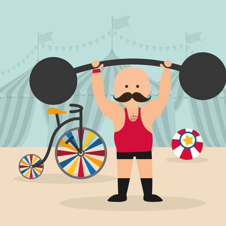 Circus concept with carnival icon design, vector illustration 10 eps graphic.のイラスト素材