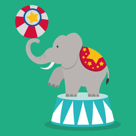 Circus concept with carnival icon design, vector illustration 10 eps graphic.のイラスト素材